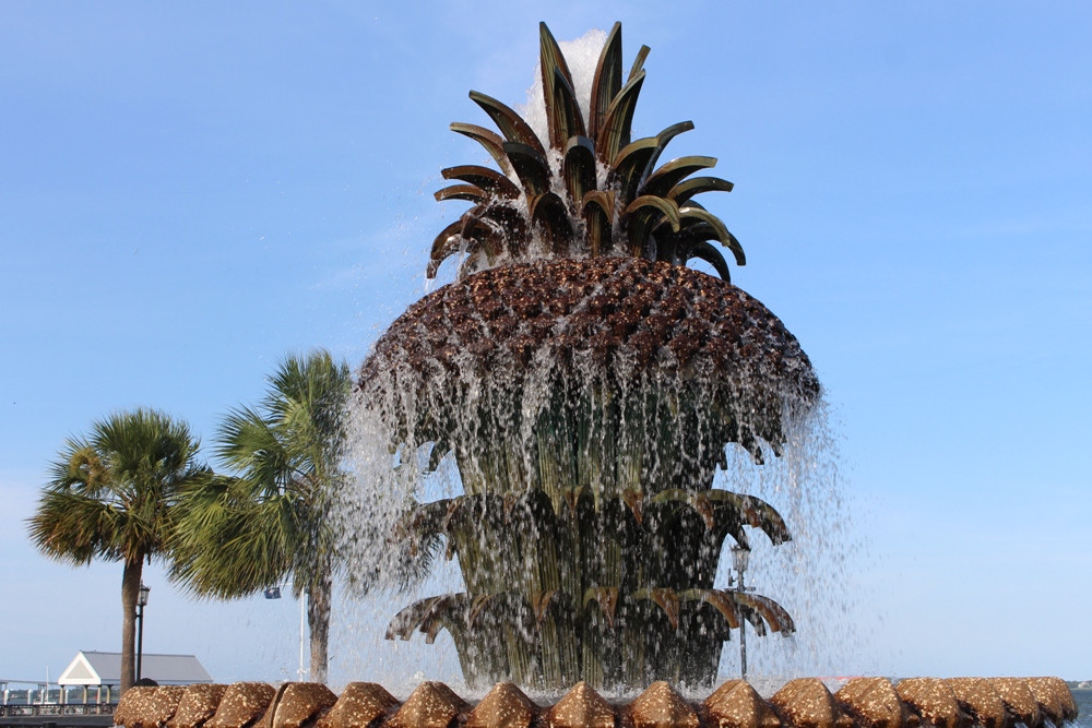 Pineapple Fountain | Charleston, South Carolina